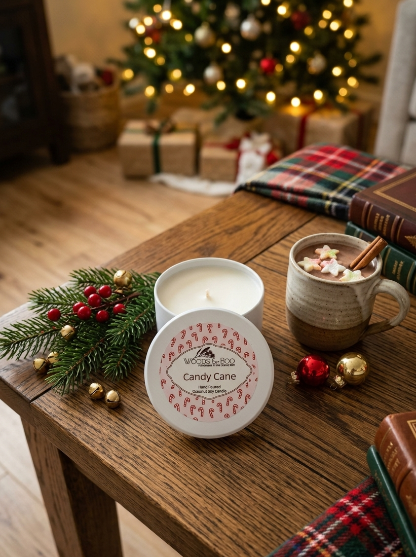 Christmas Candle Tin